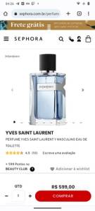 Perfume Yves Saint Laurent Y Eau De Toilette