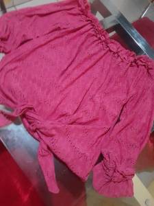 Blusa Rosa ?30 Reais