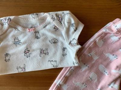 Conjunto Camiseta E Cala Carters - 6 Meses