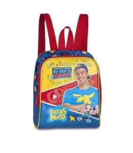 Mochila + Lancheira Infantil Com Rodinhas Luccas Neto