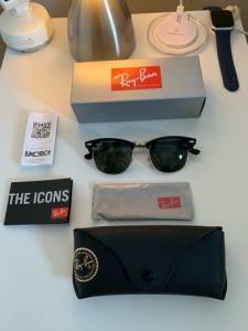 Ray Ban Clubmaster - Original - Novo / culos De Sol Rayban Club Master