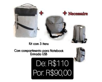 Oferta: Kit Bolsa+mochila Em Promoo.