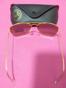 culos Ray Ban Aviador Dourado Feminino