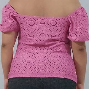 Blusa Rosa Plus Size