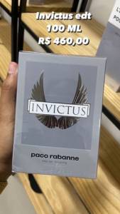 Perfume Invictus Lacrado Nunca Usado