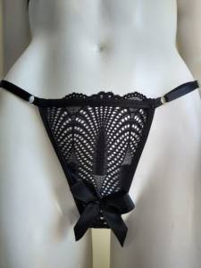 Conjunto Lingerie Sexy Arns Com Calcinha Vazada