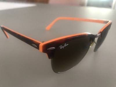 culos De Sol Original  Ray Ban Estilo Clubmaster Classic Usado