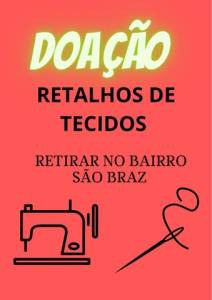 Doao Retalhos De Tecido