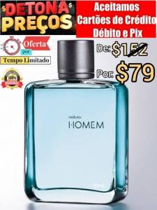 Perfume Natura Homem Tradicional 100ml Original Lacrado