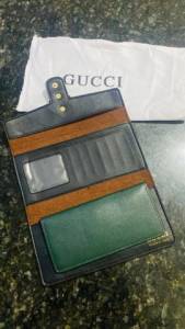 Vendo Carteira Gucci Nova, Couro, Original