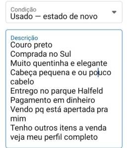 Touca De Couro E Plo