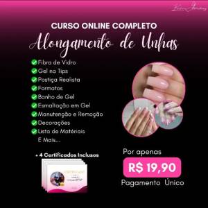 Curso Online Alongamento De Unhas