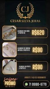 Alianas Em Ouro 18k