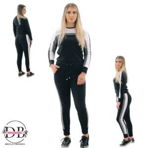 Conjunto Feminino Cala Agasalho Frio Inverno Malha Crepe Elastano Quentinho