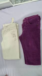 Pack Conjunto 2 Calas Jeans Estilo Veludo