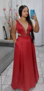 Vestido De Festa Vermelho