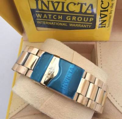 Relgio Invicta Coalition Automtico Ao Dourado Novo