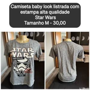 Baby Look Feminina Star Wars