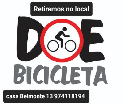 Doao De Bicicletas, Retiramos Sua Magrela Encostada