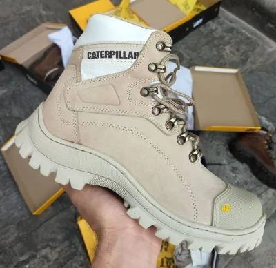 Bota Caterpillar Em Couro Legtimo