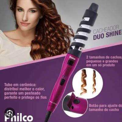 Modelador De Cachos Da Philco Duo Shine