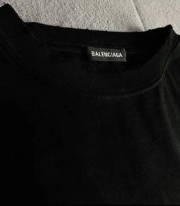 Balenciaga Athletes Print T-shirt Black