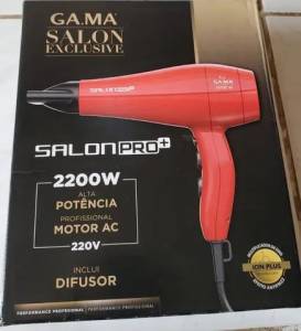 Secador De Cabelo Salon Pro Plus 3d Gama