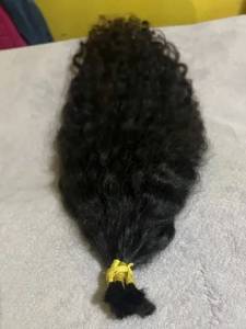 Cabelo Cacheado Natural Virgem Regional 80 Cm 182 G