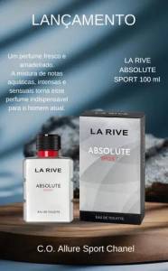 Perfume Allure Homme Sport Chanel Alure Masculino La Rive Absolute