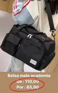 Bolsa Academia/mala