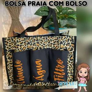 Bolsa Praia Impermevel E Forrada