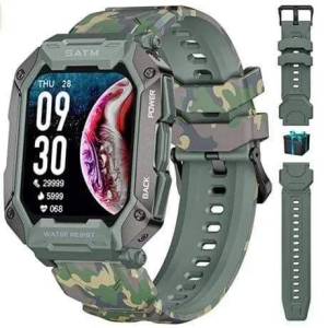 Relgio Smartwatch Camuflado A Prova Dgua