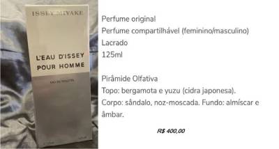 Perfume L?eau D?issey Pour Homme