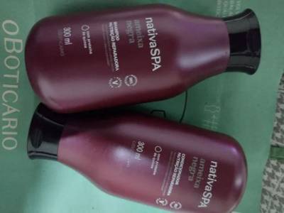 Shampoo E Condicionador Nativa Spa Ameixa Boticrio