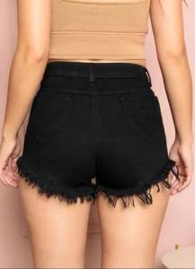 Short Jeans Preto