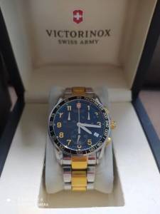 Relgio Victorinox Swiss Army Field Force Chronograph Srie Ouro ?