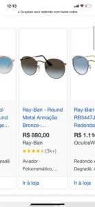 Oculos Rayban Zero! Metade Do Preo Da Loja