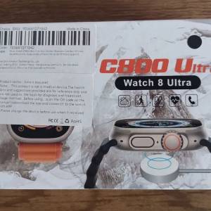 Smartwatch C800 Ultra I Unissex Iwo W8 Complletos Ii