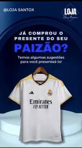 Camisa Real Madrid 2023/24 Presente Dia Dos Pais