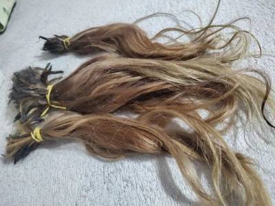 Cabelo Humano Loiro 40 Cm