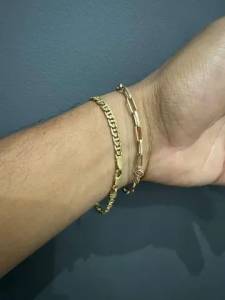 Pulseira De Ouro 18k