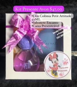 Kit Presente Avon Infanto Juvenil, Arrasta Pro Lado Mais Opes