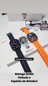 Smartwatch W69 Plus Amoled + Brindes + Entrega Grtis