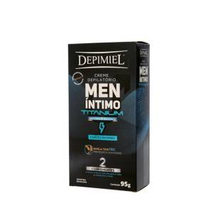 Creme Depilatrio Intimo Men Titanium 120g - Depimiel