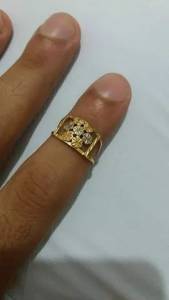 Anel Ouro 18k Autntico