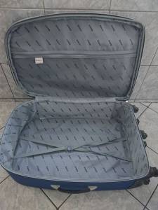 Duas Malas De Viagem Maxlog Luxcel Grande - Azul (23kg Cada) br 