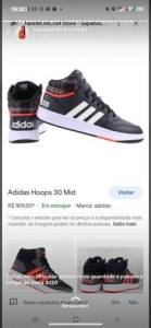 Tnis Adidas Hoops 30 Mid Tam 37