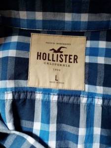 Camisa Xadrez Hollister