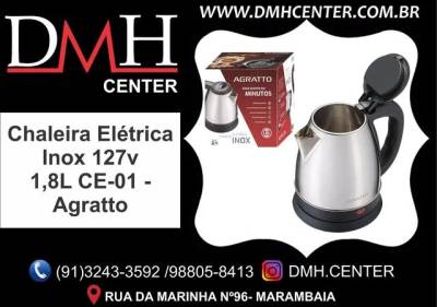 Chaleira Eltrica Inox 127v 1,8l Ce-01 - Agratto-logo