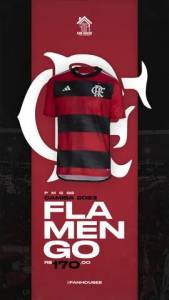 Camisa Flamengo Rubro Negro 2023 -